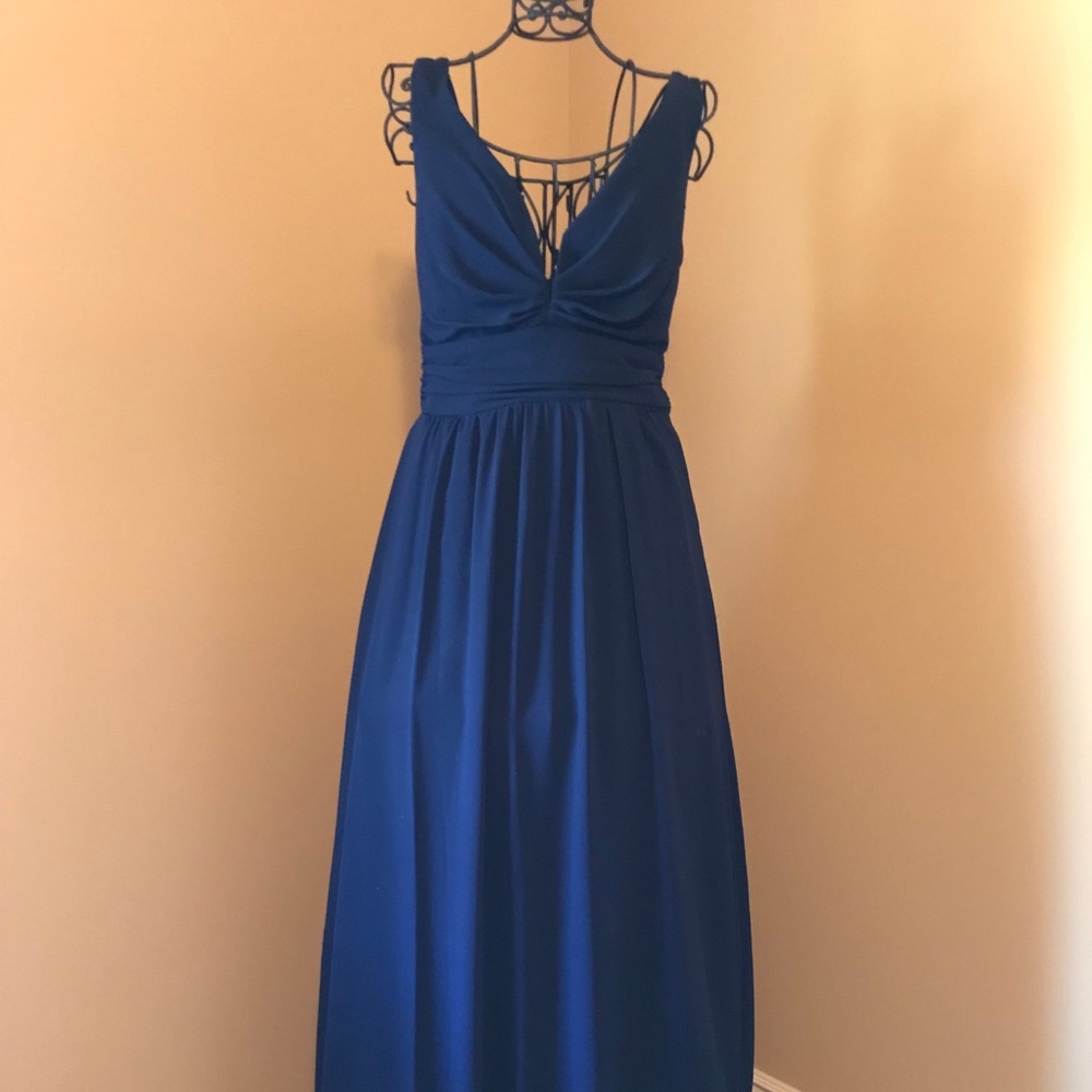 NAVY BLUE PROM DRESS